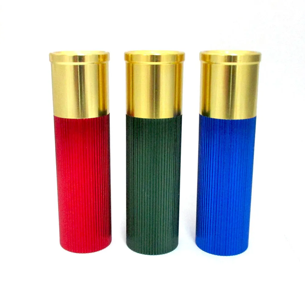 1 PC Bullet Shell Mini Aluminum Flashlight 9 LED Shotgun Light Pocket Torch Lamp