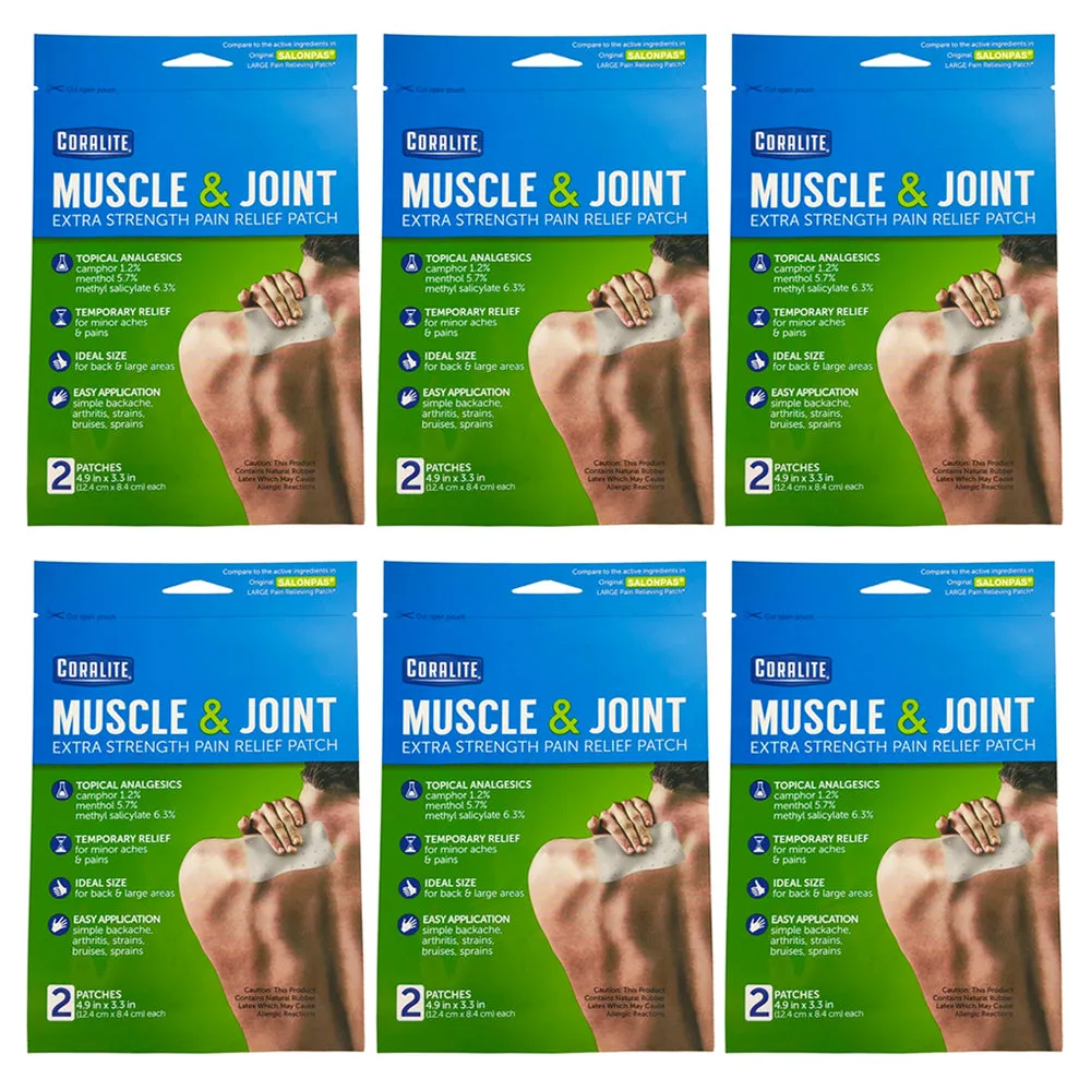 12 Pain Relief Patches Arthritis Back Waist Muscle Joint Shoulder External Aches
