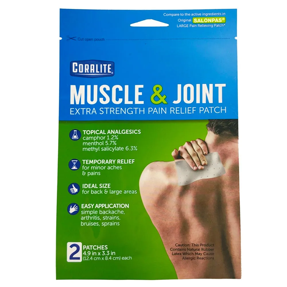 12 Pain Relief Patches Arthritis Back Waist Muscle Joint Shoulder External Aches