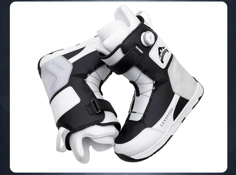 2024 Outdoor Snowboarding Sport Boots New Winter Couple Ski Shoes Women Warm Breathable Waterproof Cold Resistant Men Snow Shoes