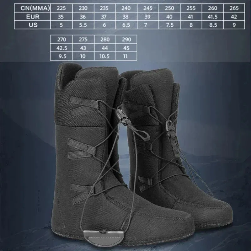 2024 Outdoor Snowboarding Sport Boots New Winter Couple Ski Shoes Women Warm Breathable Waterproof Cold Resistant Men Snow Shoes
