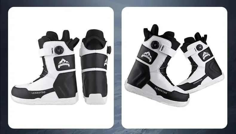 2024 Outdoor Snowboarding Sport Boots New Winter Couple Ski Shoes Women Warm Breathable Waterproof Cold Resistant Men Snow Shoes