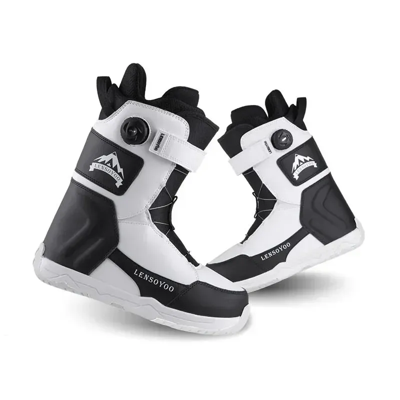 2024 Outdoor Snowboarding Sport Boots New Winter Couple Ski Shoes Women Warm Breathable Waterproof Cold Resistant Men Snow Shoes