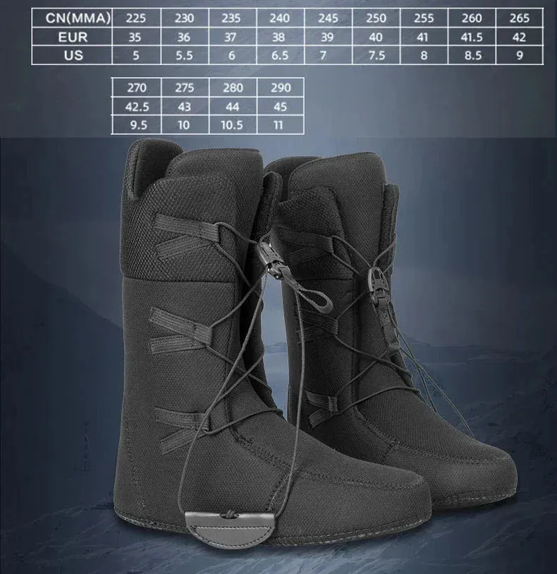2024 Outdoor Snowboarding Sport Boots New Winter Couple Ski Shoes Women Warm Breathable Waterproof Cold Resistant Men Snow Shoes