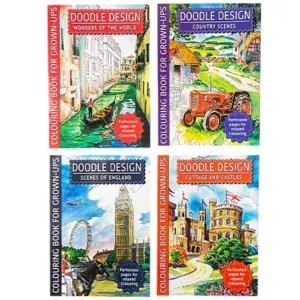 Adult Doodle Design Colouring Book