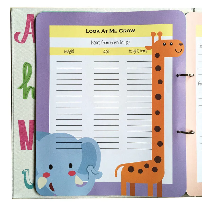 Baby's First Year Journal- Elephant<br> <span style="font-size: 11px; font-family:Helvetica,Arial,sans-serif;">Can Be Personalised</span>