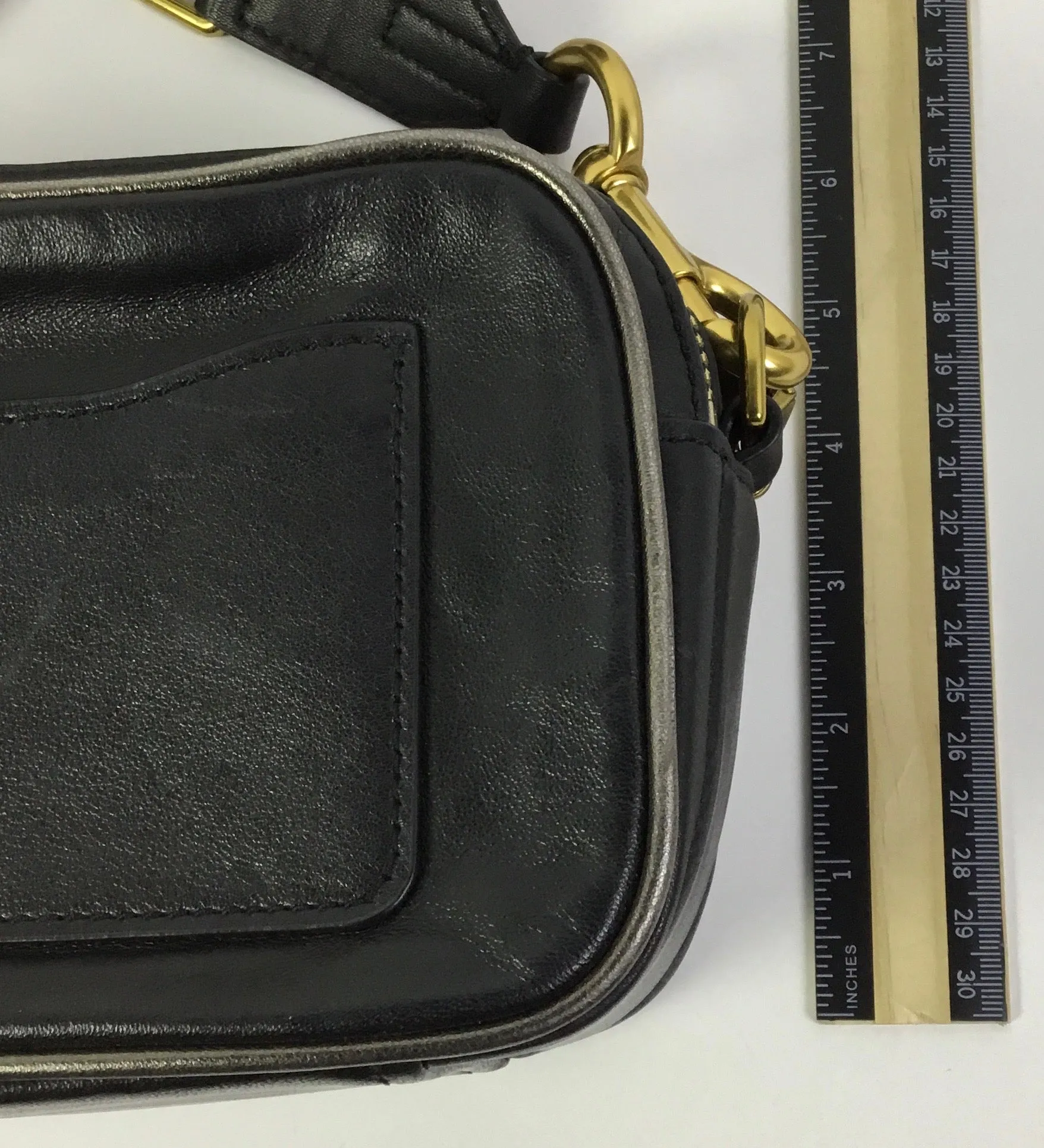 Crossbody Designer By Marc Jacobs In Black, Size:Small