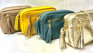 Genuine Leather Small Crossbody Bag