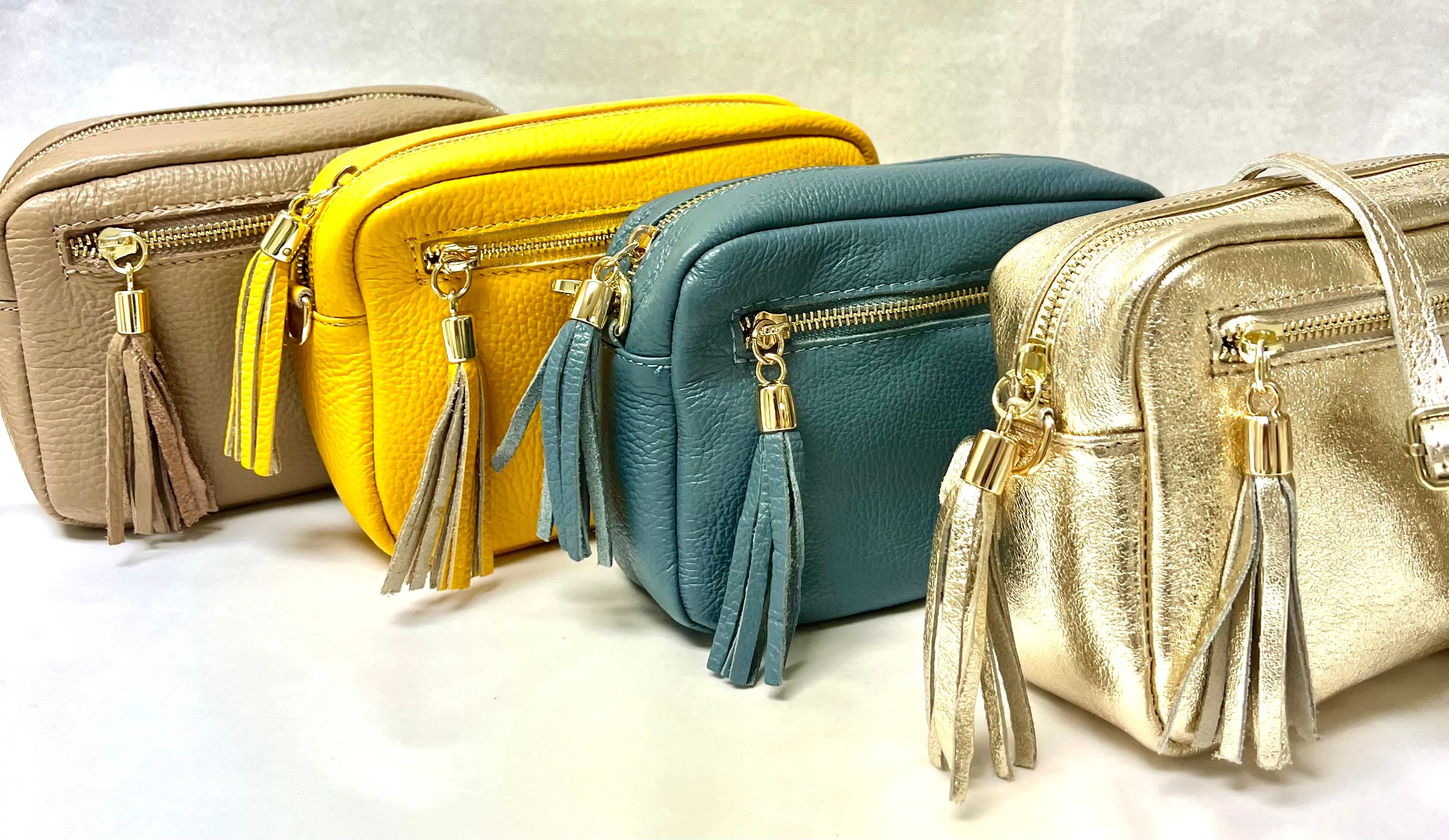 Genuine Leather Small Crossbody Bag