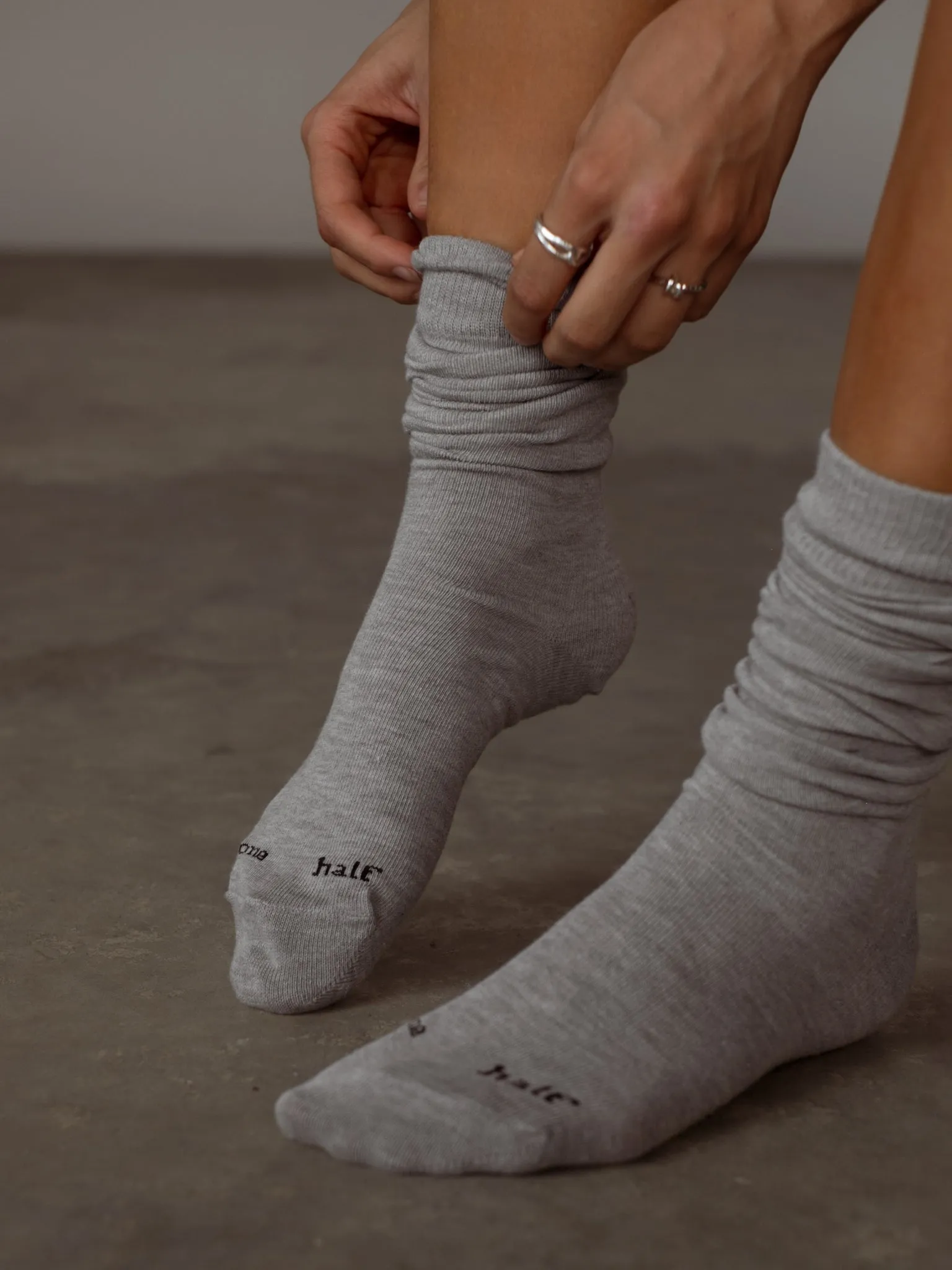 PACK LONG SOCKS - BLACK & GRAY