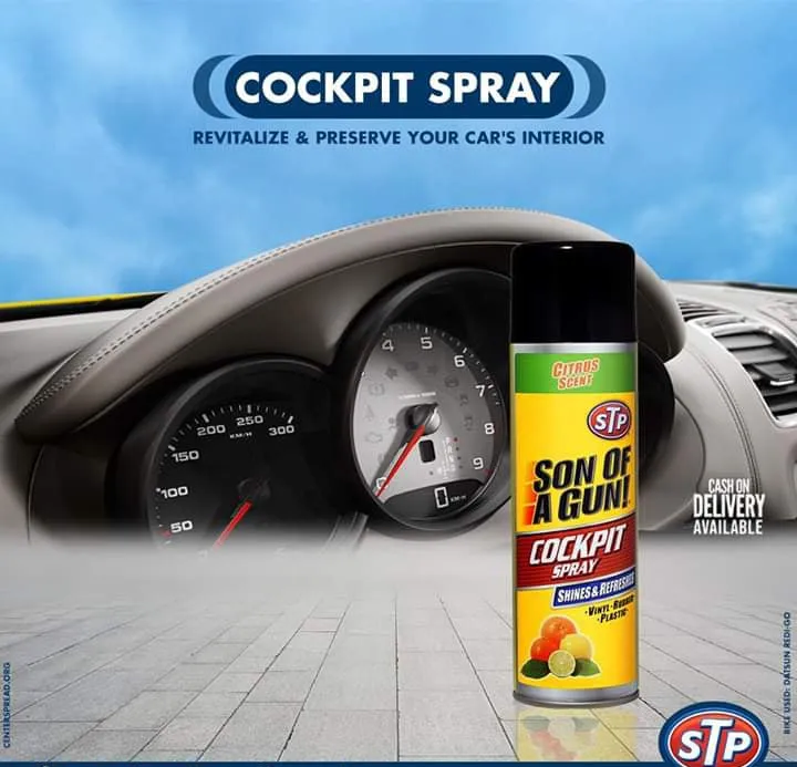 STP COCKPIT SPRAY (Citrus Scent)