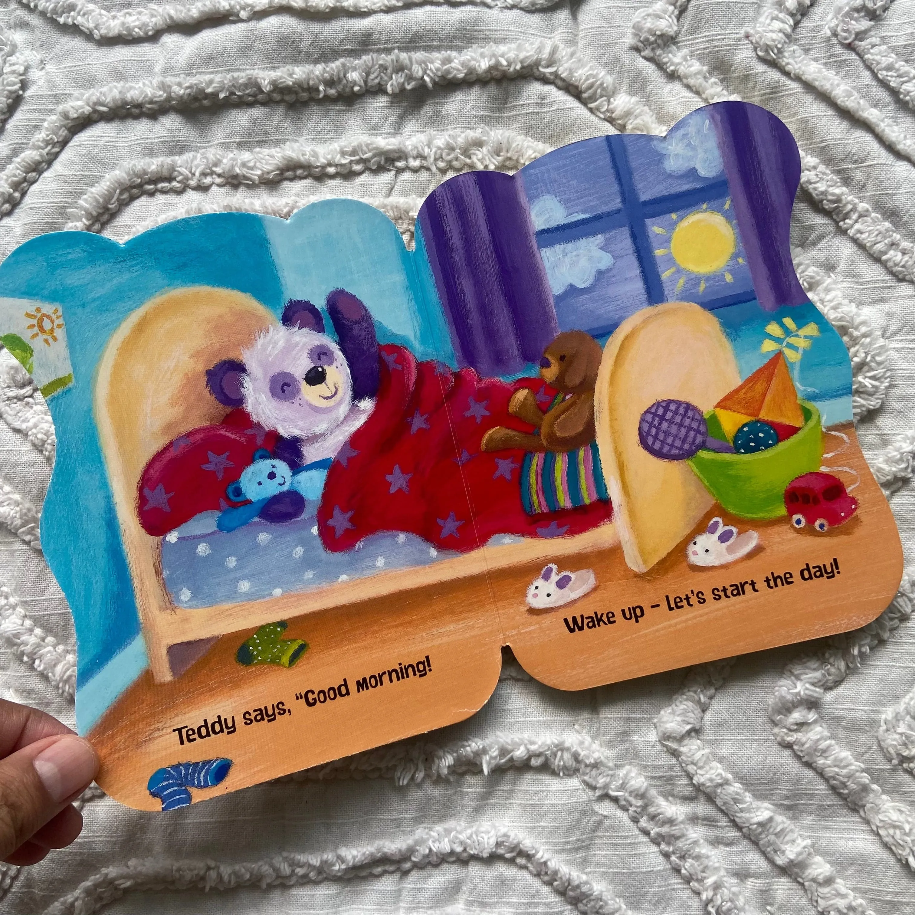 Teddy Bear Says Good Night   Wake Up Set of 2 Children's Book