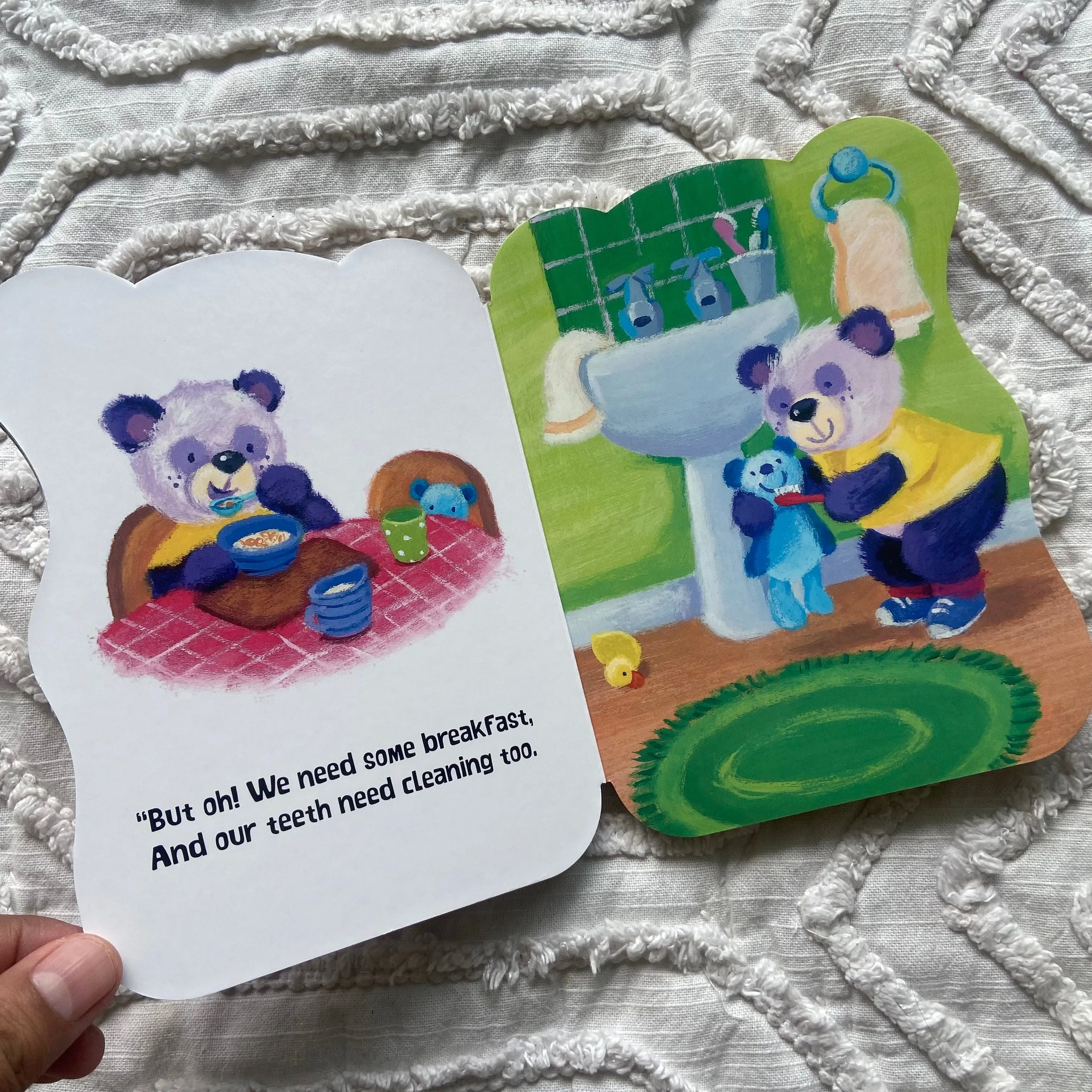 Teddy Bear Says Good Night   Wake Up Set of 2 Children's Book