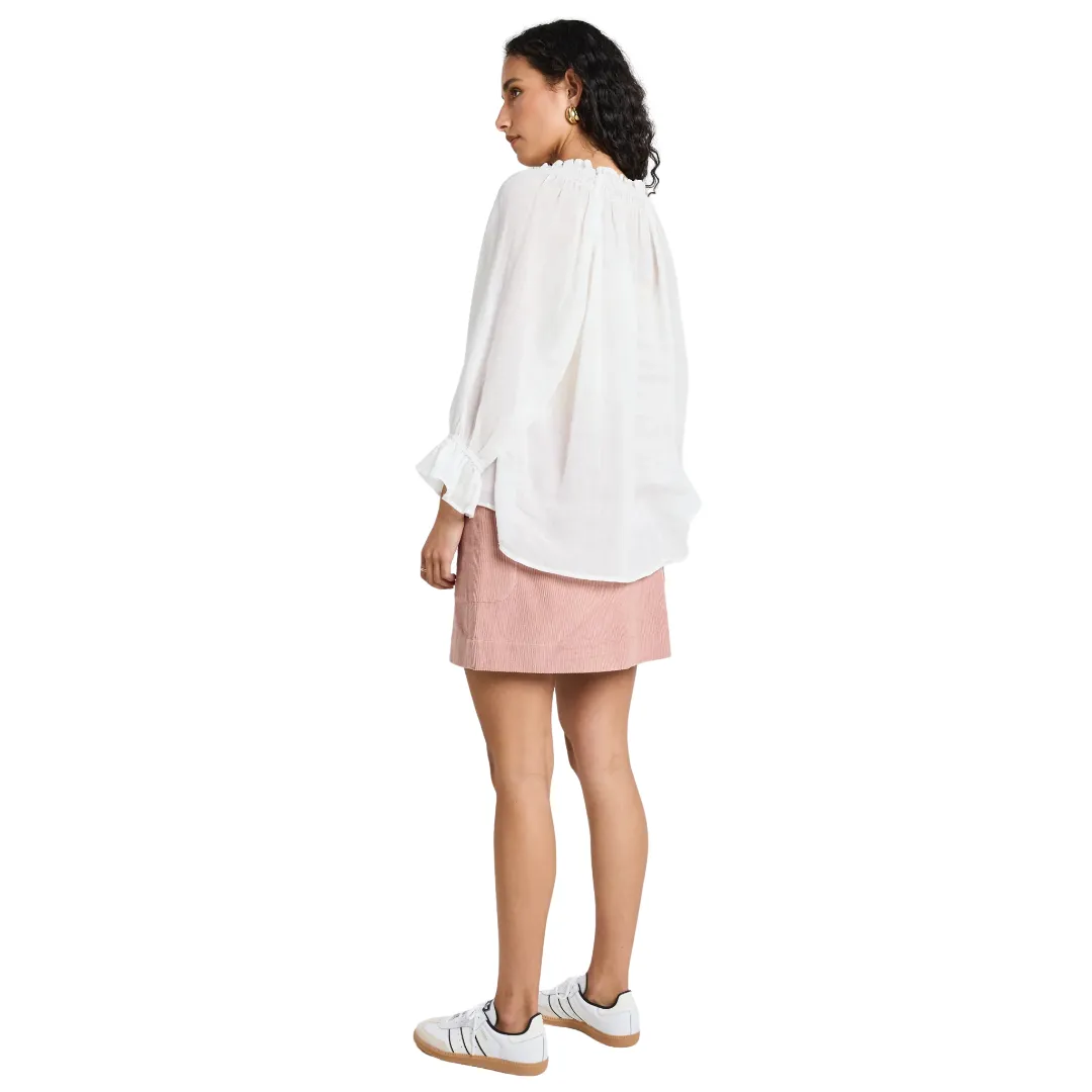 Valid Blush Cord Mini Skirt
